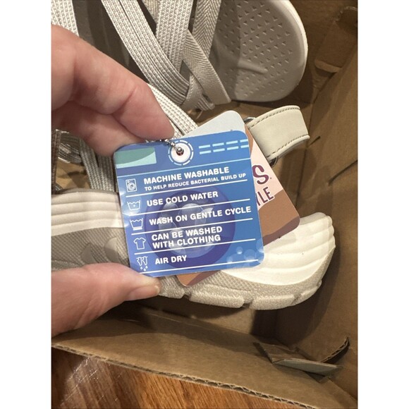 Sketchers USA Reggae Cup Smitten By You Strappy Sandal 9.5 - Picture 9 of 10